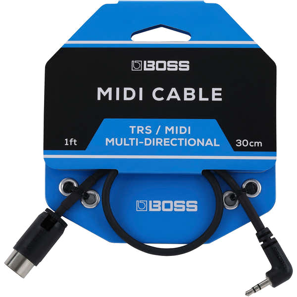 Boss Cabo de interligação TRS/MIDI 1FT / 30CM