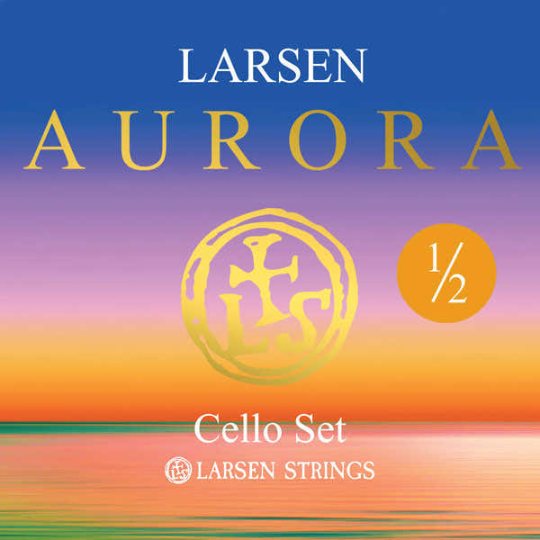 CELLO STRINGS LARSEN AURORA SET 1/2 MEDIUM
