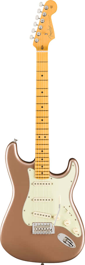 American Professional Classic Stratocaster MN Ouro Firemist desbotado