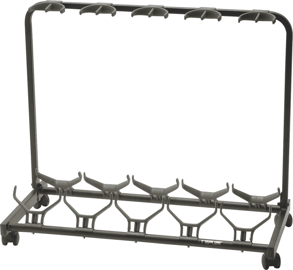 GS450 5-GUITAR STAND WITH WHEELS BLACK