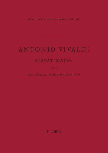 Vivaldi A. - Stabat Mater RV 621 - Orchestra