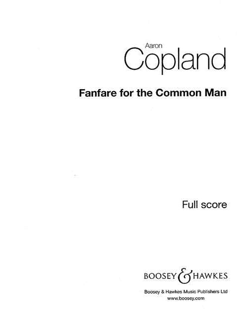Copland Aaron - Fanfare For The Common Man - Ensemble Vent et Percussion