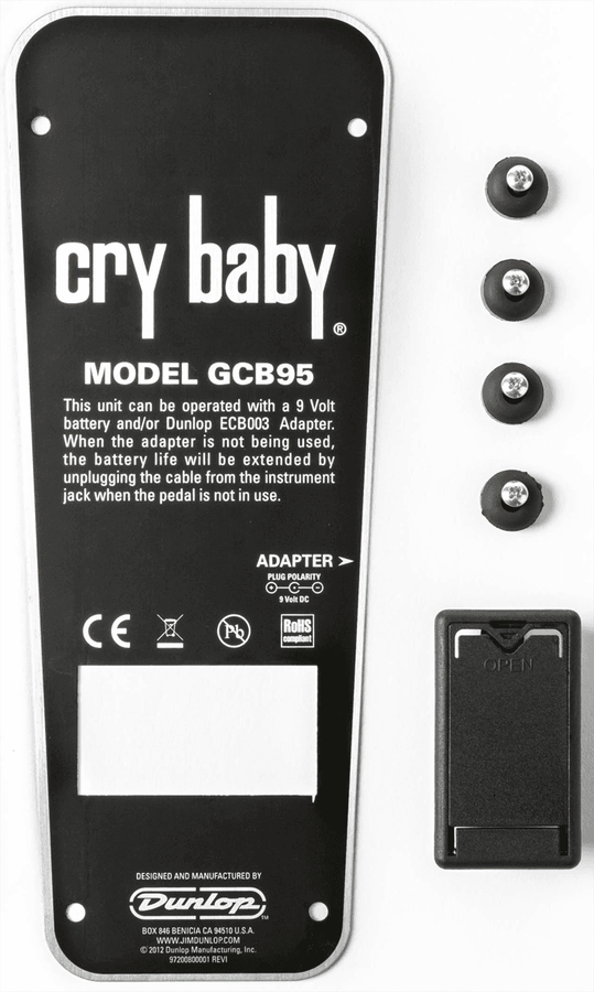PLATE + BATTERY DOOR + CRYBABY PADS