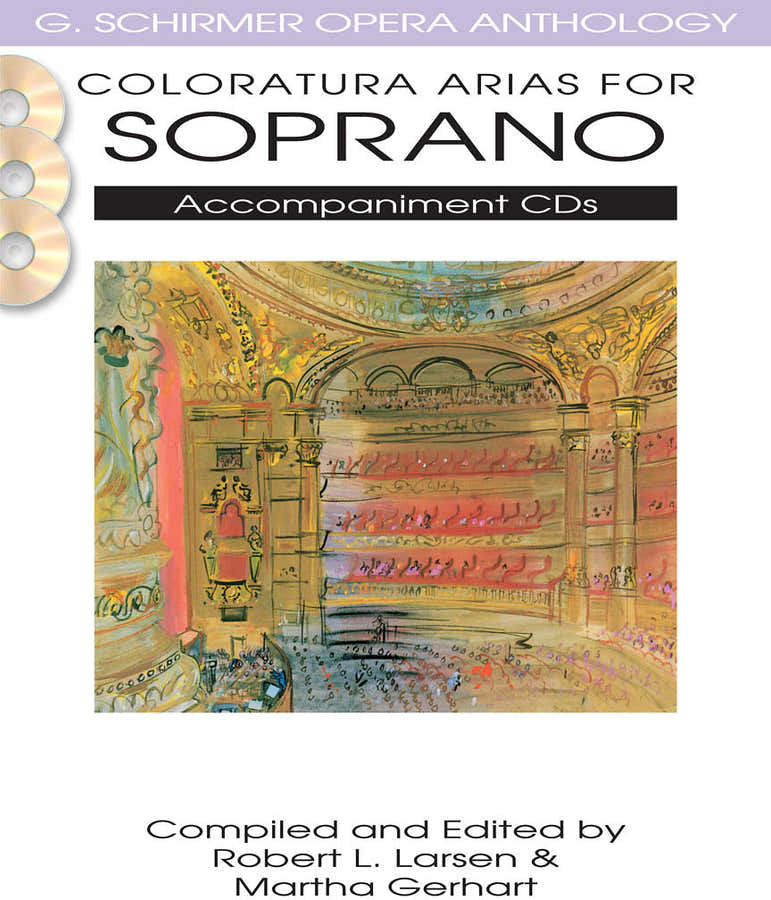 Árias de coloratura para soprano - 2 CDs de acompanhamento