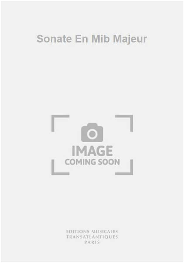 Sonate En Mib Majeur