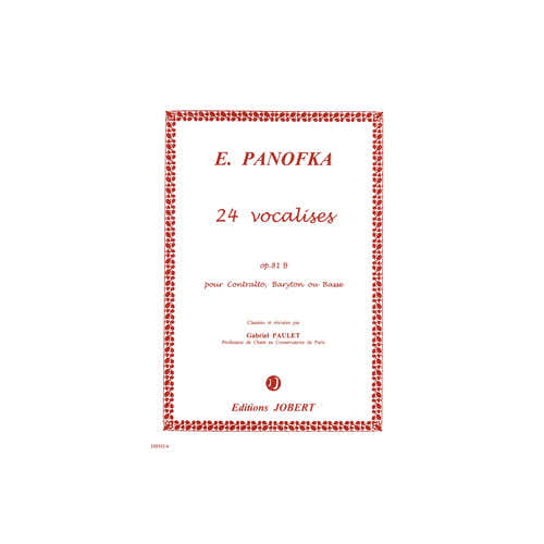 Panofka Heinrich - Vocalizos Vol.2 Op.81B (24) - Voz grave piano