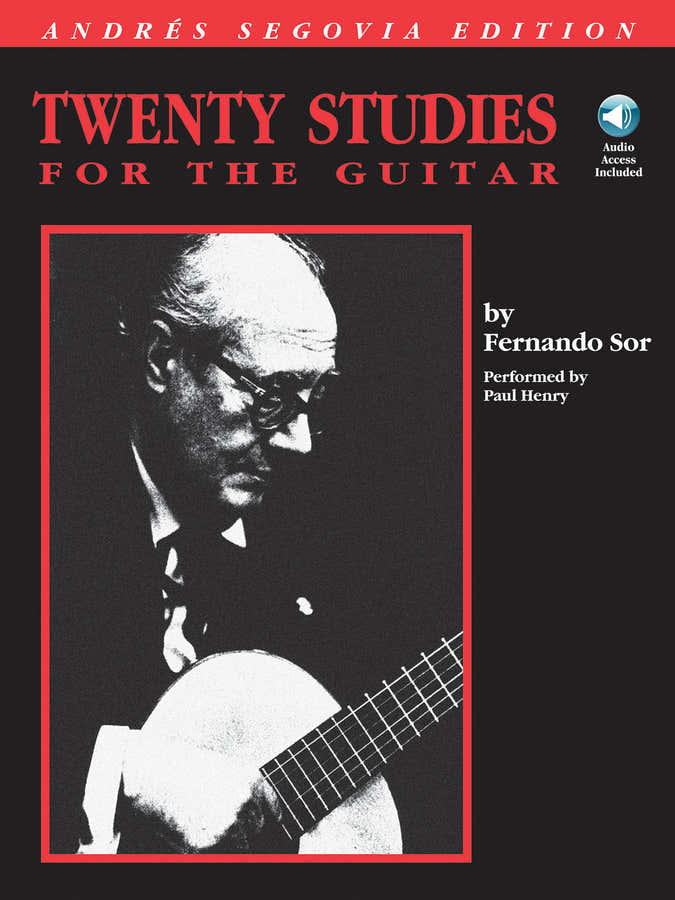 Fernando Sor - Twenty Studies For Guitar + Audio En Ligne - Guitar