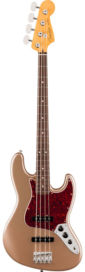 American Professional Classic Jazz Bass RW Firemist Gold desbotado