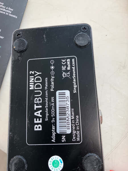 Singular Sound Beatbuddy Mini Caixa de ritmos V2 - Stock B