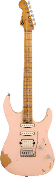 Charvel Pro-Mod Signature Rick Graham DK24 2PT CM Rosa concha desgastado