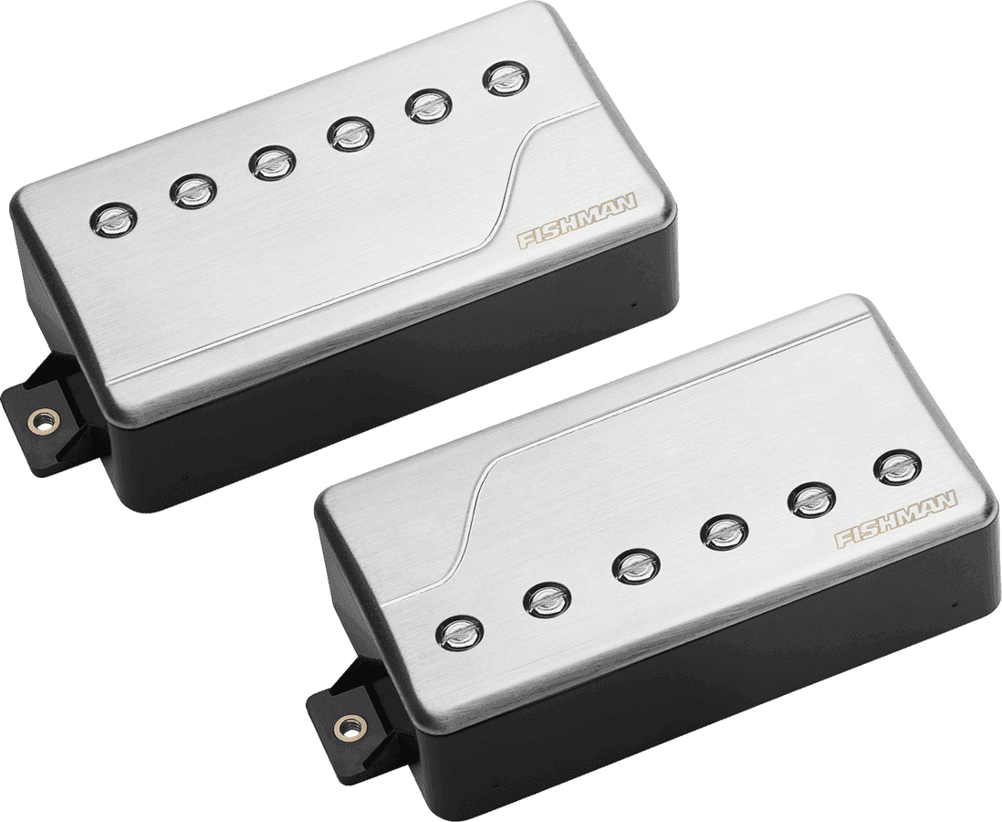 FLUENCE HUMBUCKER CLASSIC SET ALUMINIUM MICROPHONES BRUSH