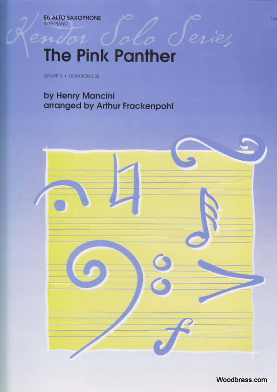 Mancini Henry - The Pink Panther Eb Alto Sax