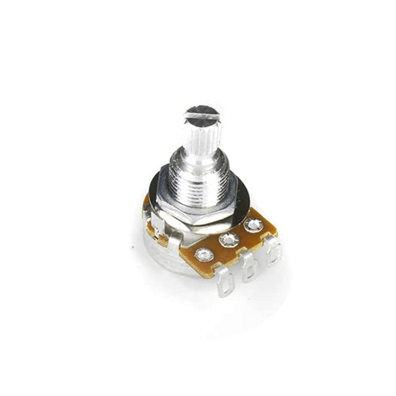 MINI POTENCIÓMETRO EIXO RANHURADO 25K AUDIO