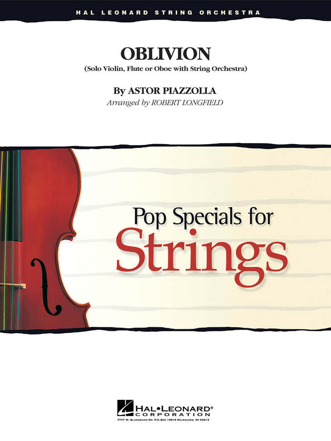 Piazzolla Astor - Oblivion (arr. Robert Longfield) - Score & Parts