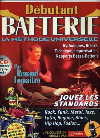 Bateria para principiantes Rebillard + CD