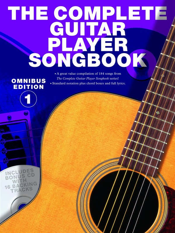 O cancioneiro completo do guitarrista Edição omnibus 1 Livro+CD - linha melódica, letras e acordes