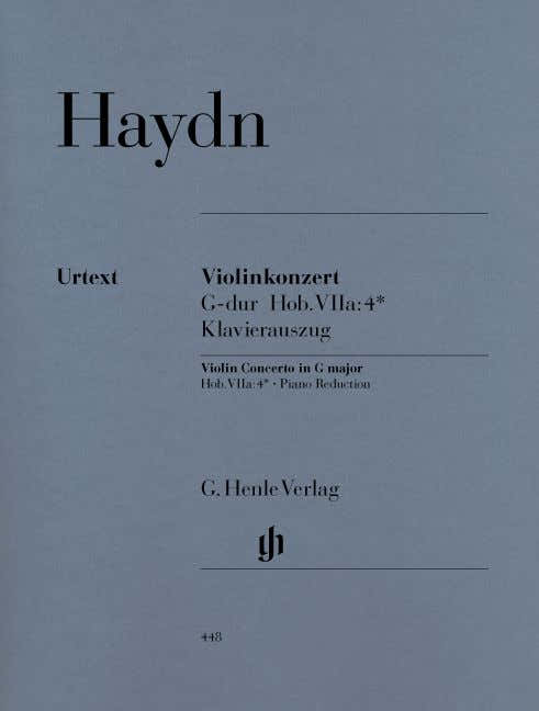 Haydn J. - Concerto For Violin And Orchestra G Major Hob. Viia:4