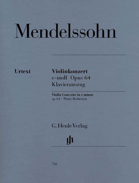 Henle Verlag Mendelssohn B F. - Violin Concerto E Minor Op. 64