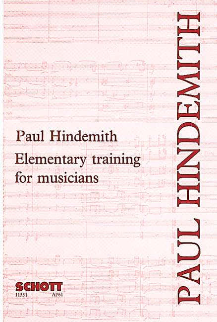 HINDEMITH PAUL - ELEMENTARY TRAINING FOR MUSICIANS