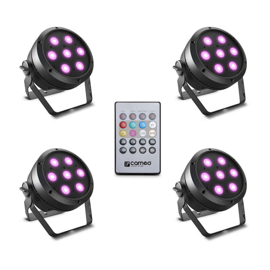 RAIZ PAR 4 CONJUNTO 1 - CONJUNTO COMPOSTO POR 4 X CLROOTPAR4 COM CONTROLE REMOTO INFRAVERMELHO