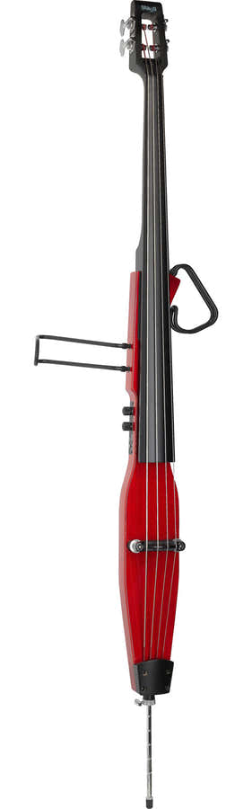 EDB-3/4 TR 3/4 Contrabaixo elétrico Edb TR Vermelho transparente Com saco