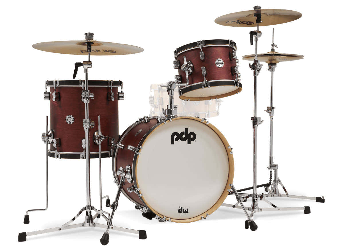 CONCEPT CLASSIC WOOD HOOP 3 SHELLS 18,12,14 OX BLOOD STAIN - PDCC1803OB