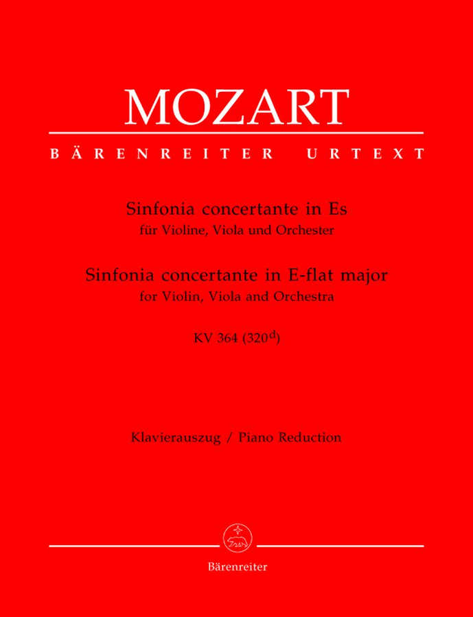 Moz W.A. - Symphonie Concerte En Mib Majeur Kv 364 (320D) - Violon Alto Pian0