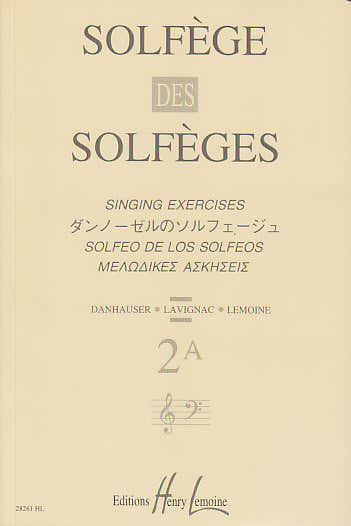 Lavignac Albert - Solfege Des Solfeges Vol.2a Sans Accompagnement