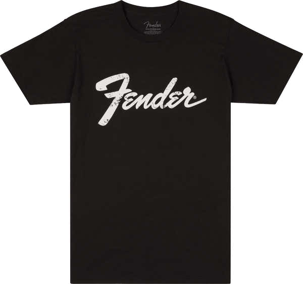 Fender Logo Date Back Tee Black L