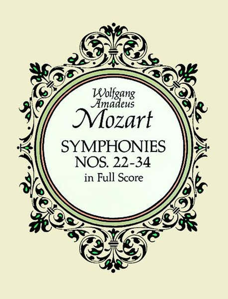 Dover Mozart W.a. - Symphonies N°22 A 34 - Full Score