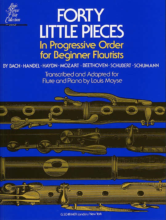 Forty Little Pieces In Progressive Order For Beginner - Flute