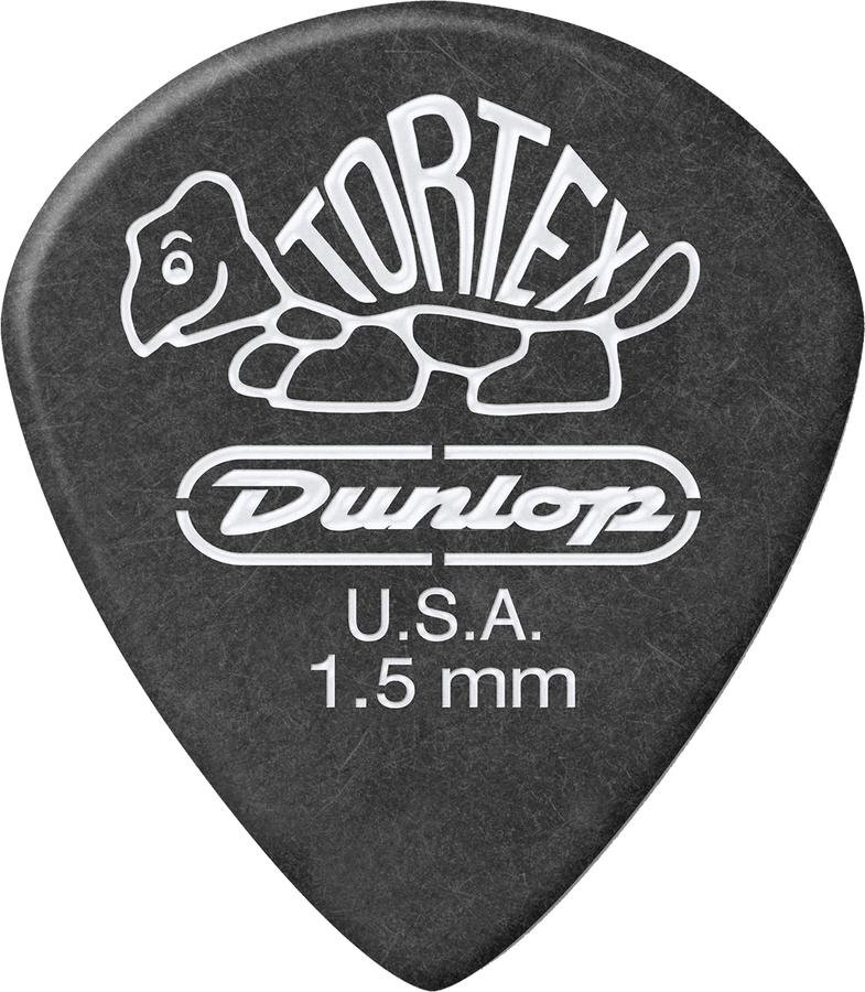 12 x 1,50mm Tortex Preto intenso Jazz III