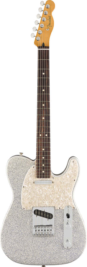 Telecaster Player II 75.º aniversário RW Brilho de pó de diamante
