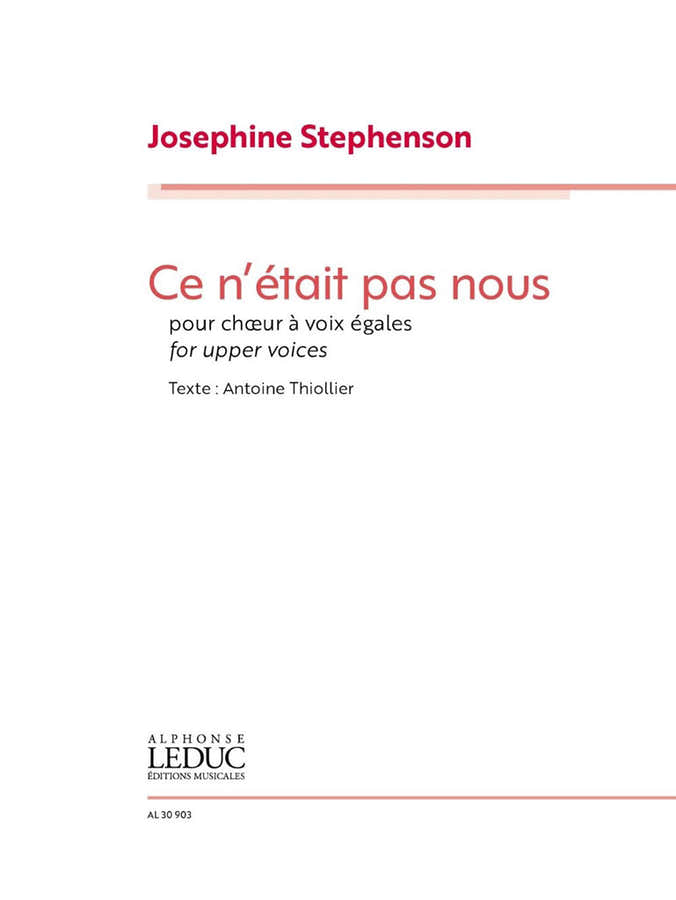 Stephenson - Ce N'etait Pas Nous