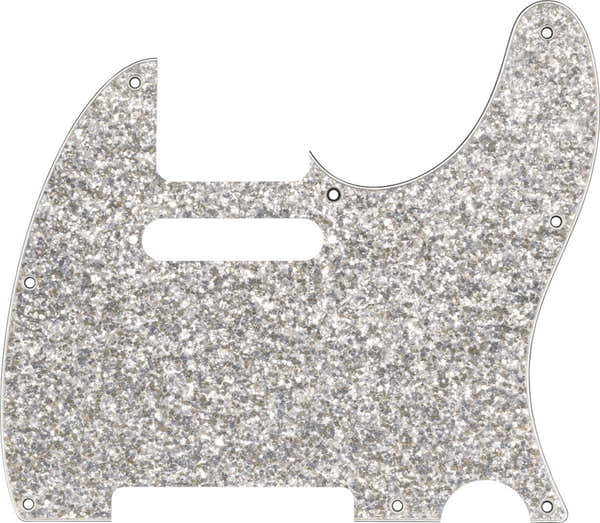 Hybrid Vidro/Glitter Tele S/S Escudo, brilho prateado