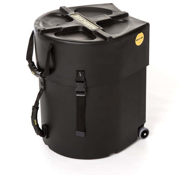 Black 10" + 12" Double Tom Hardcase