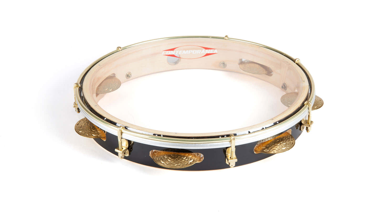 Pandeiro 11" black formica PRO LEVE - transparent head - Pro