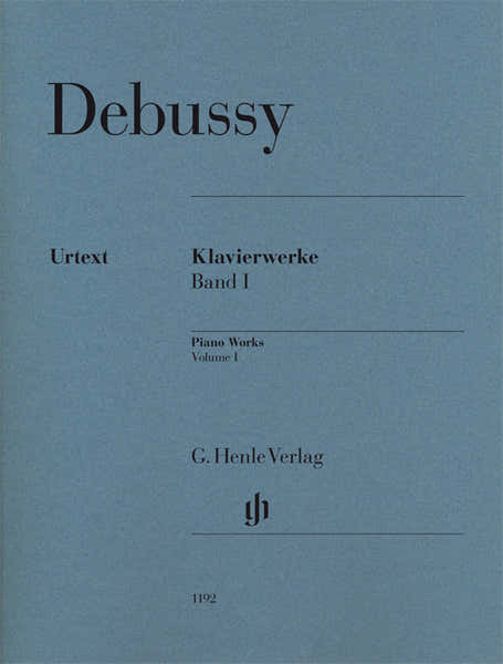 Henle Verlag Debussy Claude - Piano Works Vol.1