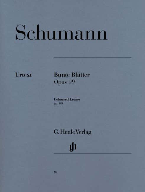 Schumann R. - Coloured Leaves (bunte Blatter) Op. 99