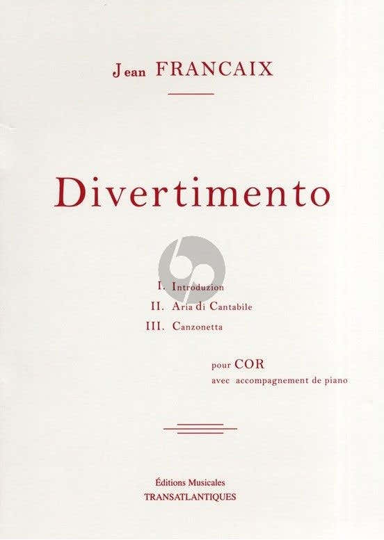 Divertimento pour cor