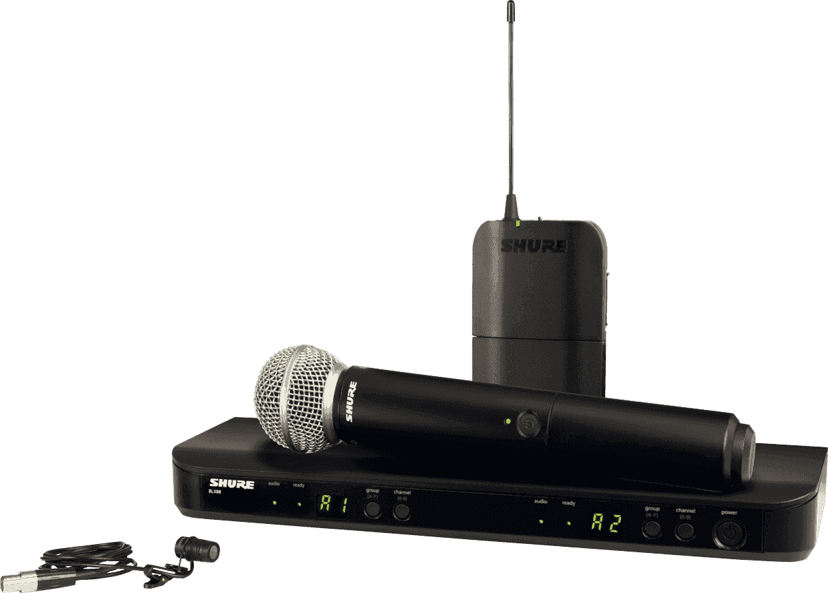 Sistema HF combinado de lapela/mão