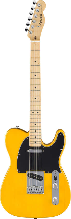 Standard Telecaster MN Escudo preto Louro caramelo
