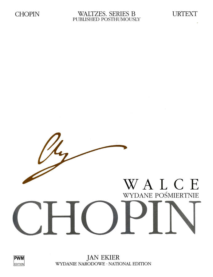 Chopin F. - Valses Posthumes (serie B) - Piano (ed. Ekier)