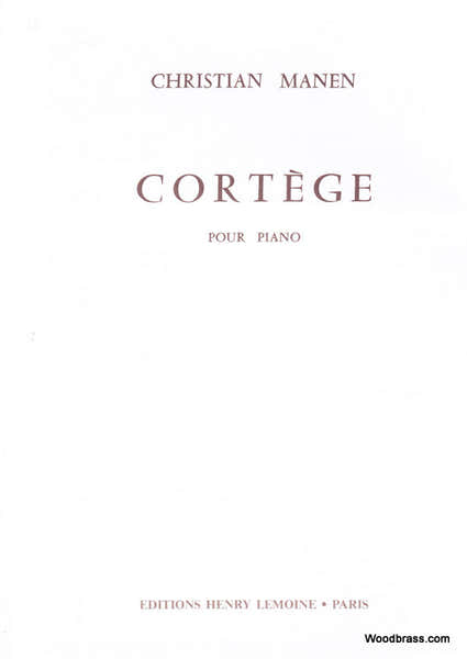 Lemoine Manen Christian - Cortege - Piano