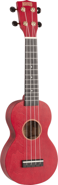Ukulele Soprano Slim Vermelho Acetinado + Capa