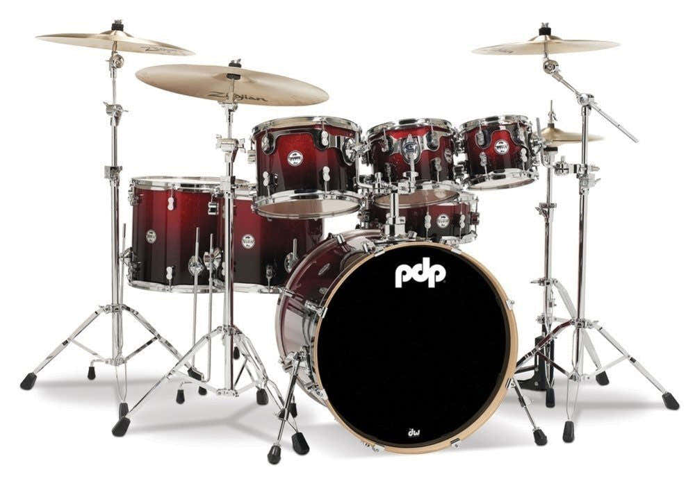 Studio 22 Concept Maple Brilho de vermelho para preto