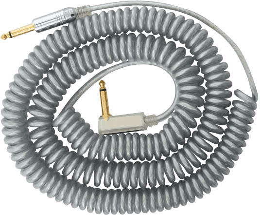 VCC90 Cabo Jack Espiral 9M Cinzento