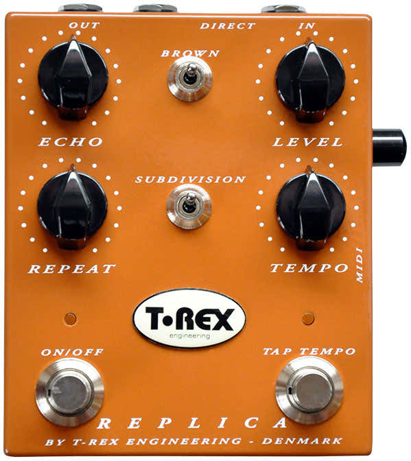Replica DK, delay tap estéreo verdadeiro