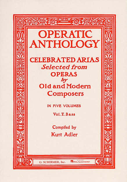 Operatic Anthology Vol.5 - Basse et Piano