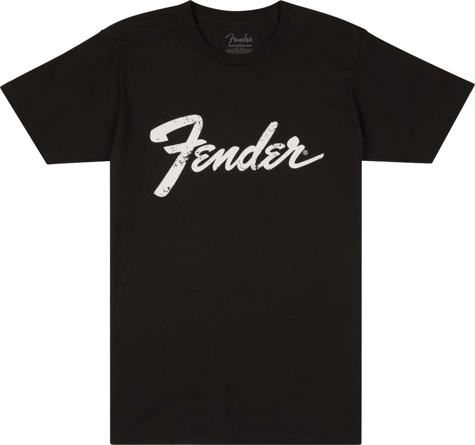 Fender Logo Date Back Tee Black XXL